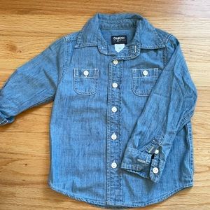 Oshkosh button up shirt 2t